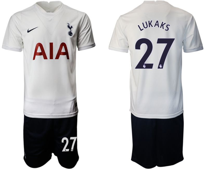 Men 2021-2022 Club Tottenham home white #27 Nike Soccer Jersey